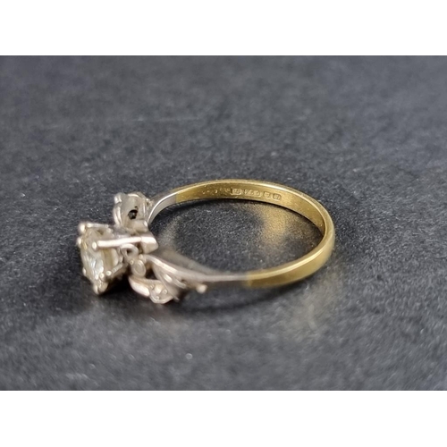 269 - An 18ct gold diamond solitaire ring, of approximately 0.50ct, hallmarked London 1962, size L 1/2-M.... 