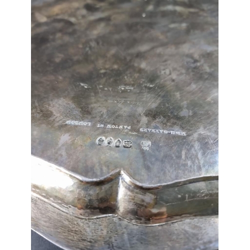 33 - A Victorian silver salver, by R & S Garrard & Co, London 1882, 37cm diameter, 1445g.... 
