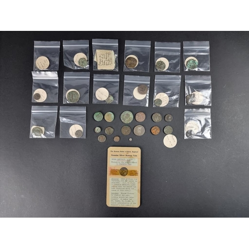 520 - Coins: an interesting collection of Roman, Bactrian, Afghanistan, Maltese and other collectable coin... 