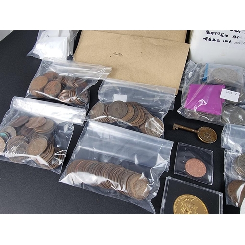 531 - Coins: a quantity of UK and world coins.