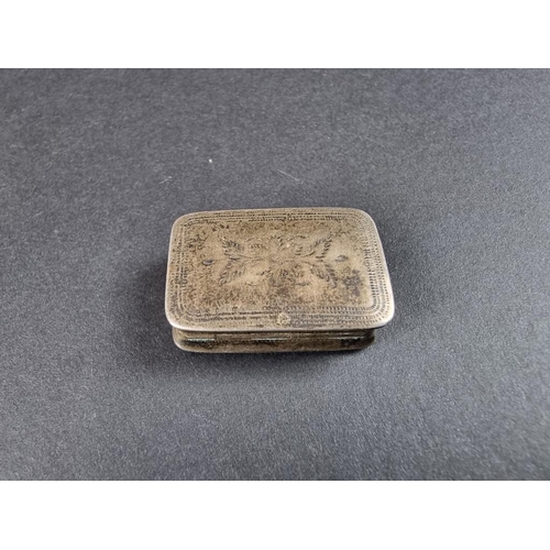 96C - A George III miniature novelty book pill box, probably by Thomas Willmore, Birmingham 1800, 2cm, gro... 