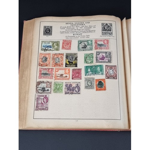 1506A - A strand stamp album containing a collection of mixed commonwealth and all world stamps, Victoria to... 