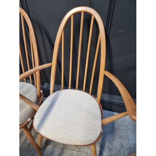 1117 - A set of six Ercol Windsor dining chairs, to include an elbow chair. (6)