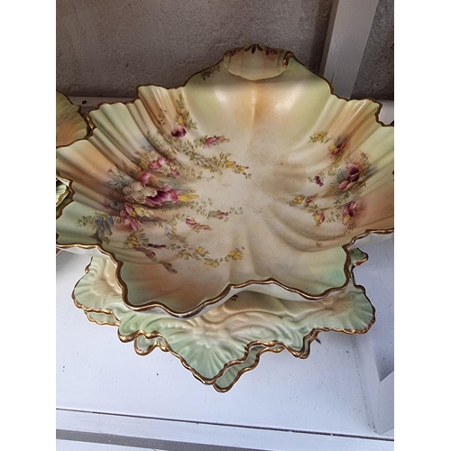 1148 - A Carlton Ware Blushware part dessert service; and two other similar items. (12)... 