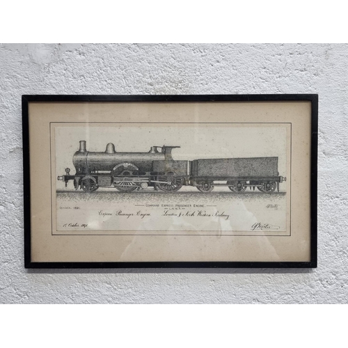 1281 - E Forster, The London & North Western Railway Express Passenger Engine 'Marchoness of Staff... 