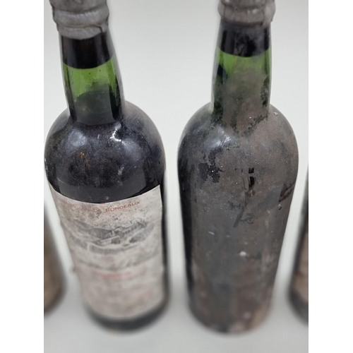 113 - An interesting group of French red wine, to include Beaunes-Theurons, 1959; Chateau Lynch-Bages, 195... 