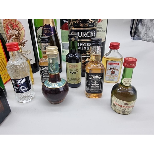 128 - A mixed lot, to include Vermouth. 