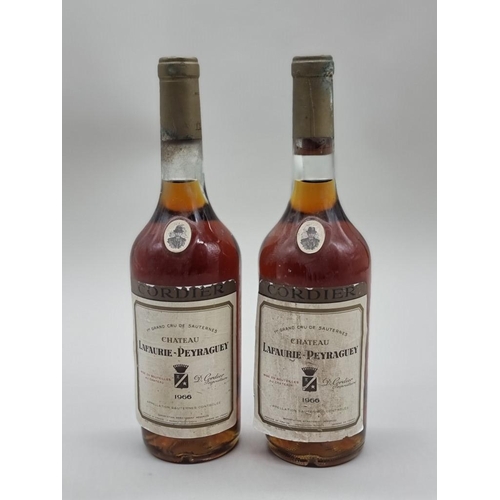 64 - Two 75cl bottles of Chateau Lafaurie-Peyraguey, Sauternes, 1966. (2)