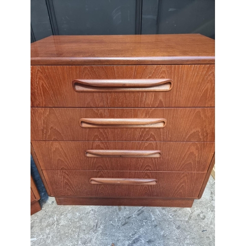 1047 - A pair of mid-century G-Plan chests of drawers, 71cm wide.