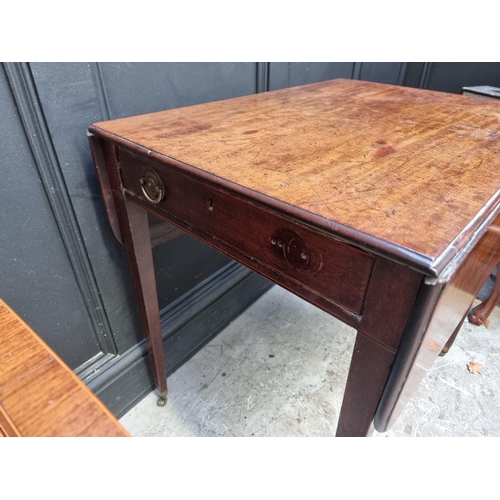 1133 - Two 19th century mahogany Pembroke tables. (2)