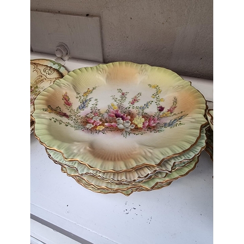 1148 - A Carlton Ware Blushware part dessert service; and two other similar items. (12)... 