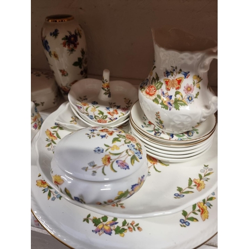 1159 - A collection of Aynsley porcelain, to include 'Cottage Garden' and 'Pembroke' pattern items. (two sh... 