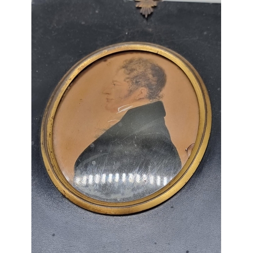 1246 - English School, early 19th century, head and shoulders portrait miniatures of John Thomas Dagnall an... 