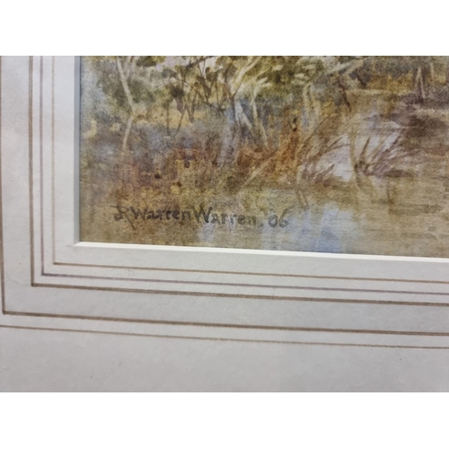 1285 - A interesting group of 19th century watercolours, to include: examples by W H Dyer, 33 x 45cm, and R... 