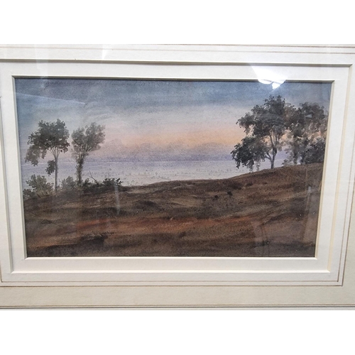 1285 - A interesting group of 19th century watercolours, to include: examples by W H Dyer, 33 x 45cm, and R... 