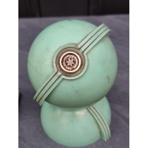 1349 - A 'British Astral' pale green Bakelite or early plastic 'Electric Cigarette Lighter', circa 1930s, 1... 