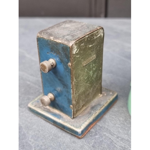 1349 - A 'British Astral' pale green Bakelite or early plastic 'Electric Cigarette Lighter', circa 1930s, 1... 