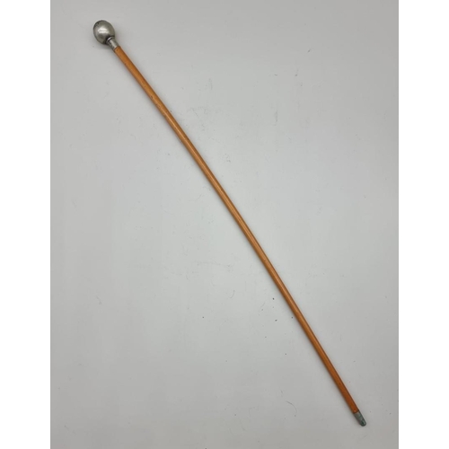 1537 - A London Scottish Regiment swagger stick, 71.5cm long.