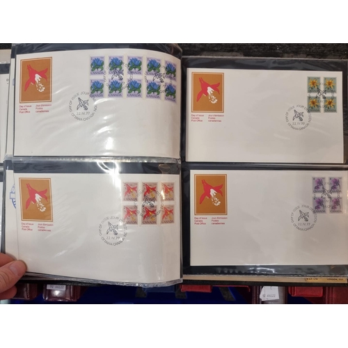 1524 - Stamps: thirteen albums of First Day Covers. 