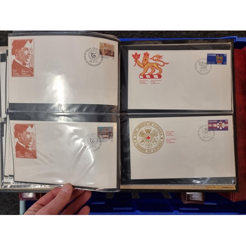 1524 - Stamps: thirteen albums of First Day Covers. 