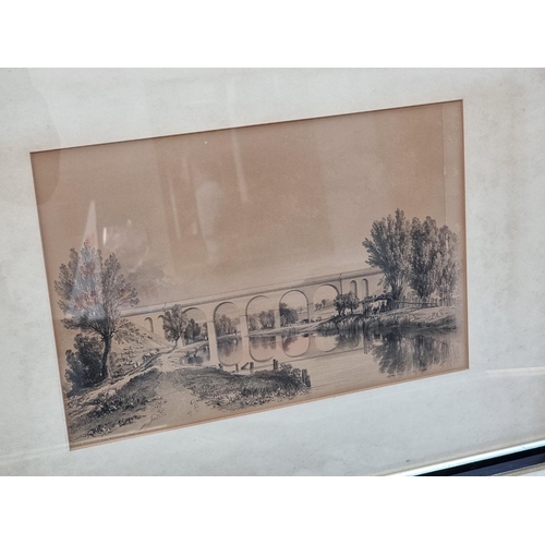 1570 - Railwayana: a group of lithographs, depicting bridges and viaducts, largest 23.5 x 34.5cm. (7)... 