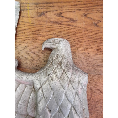 1512 - A German Third Reich aluminium State Eagle Hoheitszeichen, 68.5cm wide. (a.f.).Provenance: by repute... 