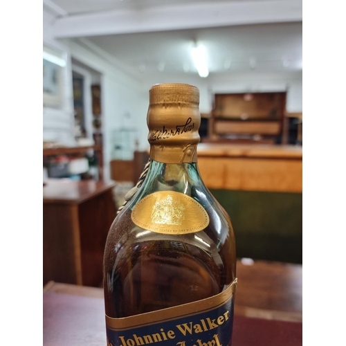 37 - A 75cl bottle of Johnnie Walker 'Blue Label' Whisky, bottle No. D10958.