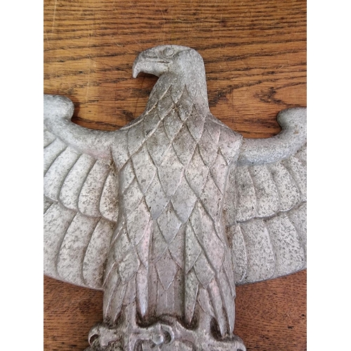 1512 - A German Third Reich aluminium State Eagle Hoheitszeichen, 68.5cm wide. (a.f.).Provenance: by repute... 