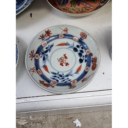 1360 - A mixed group of 18th/19th porcelain, to include Chinese.