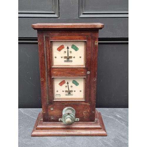 1372 - Railwayana: an L&NWR double line absolute block instrument, 47cm high.