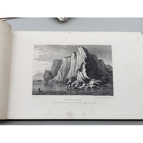 100 - BRANNON (G): 'Graphic Delineations of the Isle of Wight..': 30 steel engraved plates with accompanyi... 