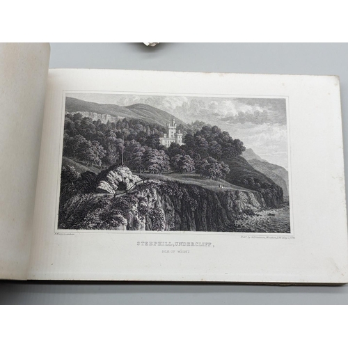 100 - BRANNON (G): 'Graphic Delineations of the Isle of Wight..': 30 steel engraved plates with accompanyi... 