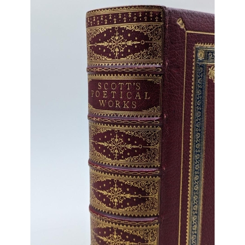 101 - BINDING: SCOTT (Sir Walter): 'The Poetical Works': Edinburgh: Adam & Charles Black, 1874: f... 