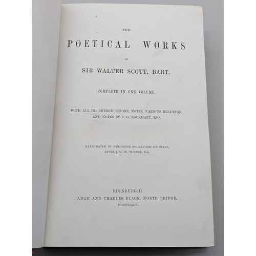 101 - BINDING: SCOTT (Sir Walter): 'The Poetical Works': Edinburgh: Adam & Charles Black, 1874: f... 