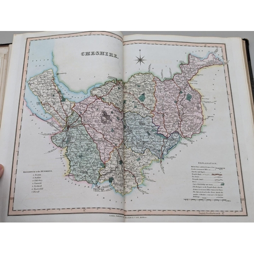 104 - TEESDALE (Henry): 'New British Atlas, containing a complete set of county maps...the whole care... 