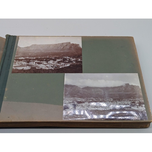 114 - PHOTOGRAPH ALBUM: SOUTH AFRICA/ZANZIBAR: late 19thc album of approx 85 albumen-print photograph... 