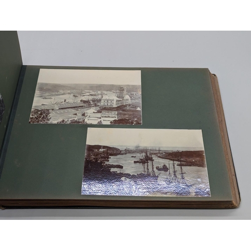 114 - PHOTOGRAPH ALBUM: SOUTH AFRICA/ZANZIBAR: late 19thc album of approx 85 albumen-print photograph... 