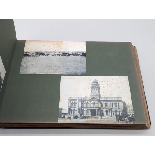 114 - PHOTOGRAPH ALBUM: SOUTH AFRICA/ZANZIBAR: late 19thc album of approx 85 albumen-print photograph... 