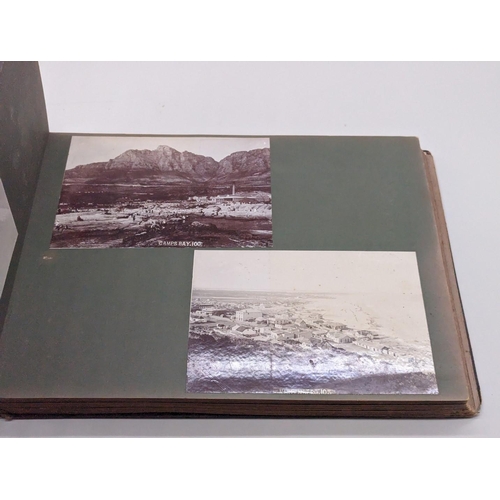 114 - PHOTOGRAPH ALBUM: SOUTH AFRICA/ZANZIBAR: late 19thc album of approx 85 albumen-print photograph... 