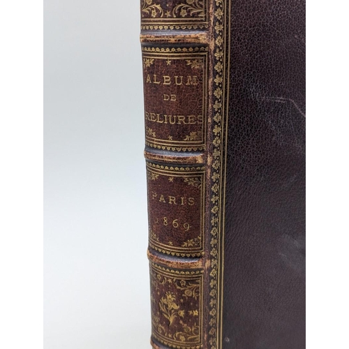 116 - BOOK BINDINGS: 'Album de Reliures Artistiques & Historiques Accompagne de Notes Explicatives par... 