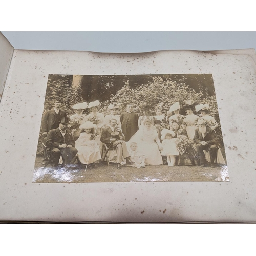 118 - PHOTOGRAPH ALBUMS: album of approx 230+ albumen-print photographs, 1880s period, chiefly Scotti... 