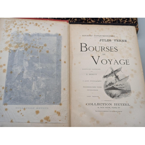 124 - VERNE (Jules): 'Bourses de Voyage': Paris, Hetzel, n.d (circa 1900): publishers decorative cloth gil... 