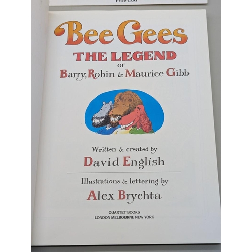 125 - SIGNED BY THE BEE GEES: 'The Legend..the Illustrated Story of the Bee Gees..': FIRST EDITION, L... 