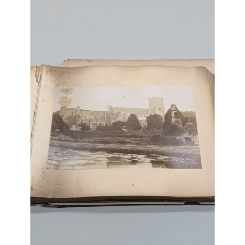 128 - BOURNEMOUTH: 19THC PHOTOGRAPHS: disbound album comprising some 27 albumen-print photographs, la... 