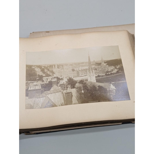 128 - BOURNEMOUTH: 19THC PHOTOGRAPHS: disbound album comprising some 27 albumen-print photographs, la... 