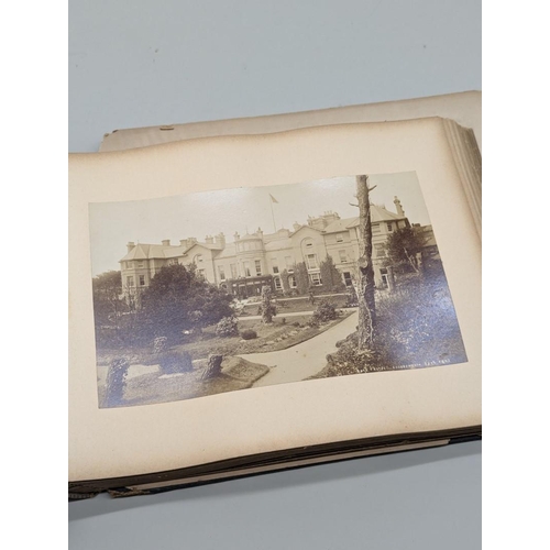 128 - BOURNEMOUTH: 19THC PHOTOGRAPHS: disbound album comprising some 27 albumen-print photographs, la... 