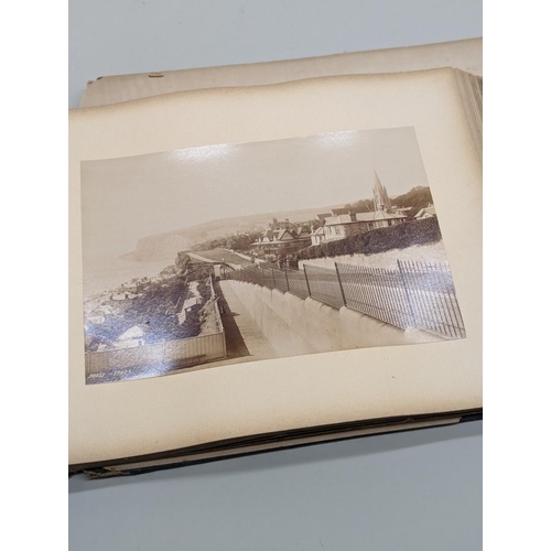 128 - BOURNEMOUTH: 19THC PHOTOGRAPHS: disbound album comprising some 27 albumen-print photographs, la... 