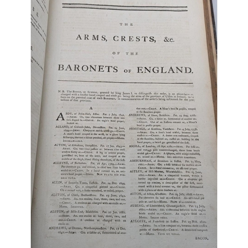 132 - EDMONDSON (Joseph): 'A Complete Body of Heraldry...': London, printed for the author by T Spilsbury,... 