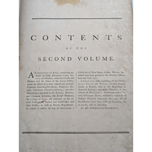 132 - EDMONDSON (Joseph): 'A Complete Body of Heraldry...': London, printed for the author by T Spilsbury,... 