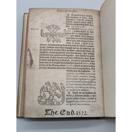 137 - LEIGH (Gerard): 'The Accedence of Armorie..': a 16th century edition, lacking title leaf and some fi... 